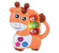 Piano with Keyboard for ,Keyboard for ,Cute Light Up Toys for Cartoon Piano Giraffe for Kids - Musical Instruments for Kids