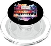 Piano with Music Notes Painted in Watercolour PopSockets PopGrip for MagSafe