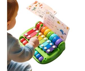 Piano Xylophone Toy, Musical Sensory Instrument, Early Learning Toy for Sound Discovery, Smooth Rounded Wooden Design, Music Development Toys, Home Nursery Classroom Playtime Learning