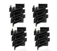 PIAOLGYI 12 Pcs Tray Stackers for Harvest Right Freeze Dryer Accessories Compatible with Harvest Right Trays,Black(ONLY Tray Stackers)