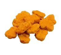 PIAOPIAO 10pcs Artificial Chicken Nuggets Simulation Fake Fried Chicken Model Lifelike Food Meat Props for Party Home Kitchen Decoration Food Model Shop Display Props