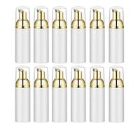 Piarktoy 50Ml Empty Bottles Travel Soap Bottles Plastic Foam Dispenser Bottles Foam Soap Pump Dispensers Cleaning,Travel 12Pcs