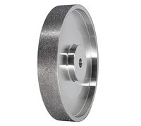 Piarktoy CBN Grinding Wheel, 6Inch Dia x 1Inch Wide, with 1/2Inch Arbor, Diamond Grinding Wheel for Sharpening HSS, 80 Grit