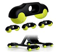 Piashow 4 Pieces Rocker Plate Feet with 8 Tennis Balls, for Wahoo Kickr 2 Core, Indoor Cycling Snap Rocker Feet Adapter, Portable Rocker Plate Bike Trainer