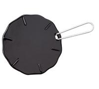 ILSA 2260100 Radiant Plate DM18 cast Iron SMALT, Stainless Steel, Black