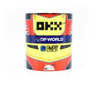 Piastri 2025 Helmet Mug - Formula Racing - mcl - Oscar 81 - Norris - Australian Race Driver - Gift Ideas - One - Art - Multicoloured Livery - Coffee Tea Cup - Merch - Collectables - Grand Prix Decor