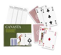 Gibsons Canasta Double Deck Playing Cards from Piatnik | Card Game | Pack of cards, Green