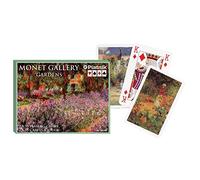 Piatnik Playing Cards - Monet Gallery - Gardens, double deck