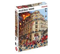 Ruyer Fire Brigade 1000-Piece Jigsaw Puzzle - Fun & Challenging Firefighter-Themed Puzzle for Adults & Teens - Whimsical & Heroic Artwork - Great Gift for Puzzle & Firefighter Enthusiasts