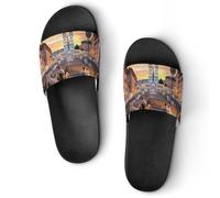 Piazza Di Spagna Trendy Shower Shoes for Women Men Non Slip Quick Drying Slippers Bathroom Sandals Summer