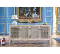 PIB Annika wooden and rope sideboard