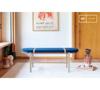 PIB Blue velvet bench Aurora