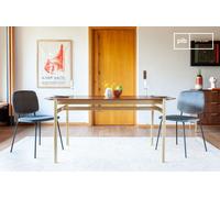 PIB Dark wood dining table Aurora