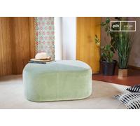 PIB Large green velvet pouf Skagen