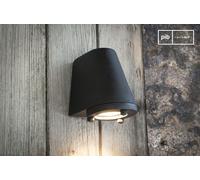 PIB Outdoor black metal wall light, industrial style, 9x10x18 cm, discreet design, precise lighting