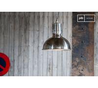 PIB Silver pendant light, industrial style, 33x33x30 cm, optimal lighting, harmony and style