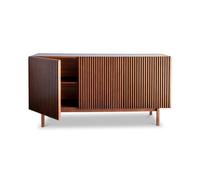 PIB Walnut-tone wood sideboard Pillar