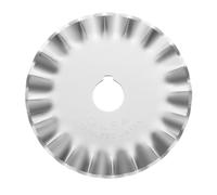 Olfa PIB45-1 1 x stainless steel pinking blade in a plastic case. Blister packed.