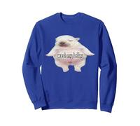 Pibble Meme Wash My Belly Funny Sweatshirt, Adult Unisex, Royal Blue, Large