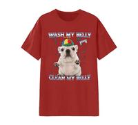Pibble Wash Clean My Belly Funny Meme T-Shirt