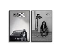 PIBDBZCT 2 PCS Sza Kendrick Lamar Poster Wall Art Canvas Posters 08x12inch(20x30cm) Style-3