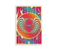PIBDBZCT Tame Impala Music Album Vintage Poster Wall Art Canvas Posters 08x12inch(20x30cm)