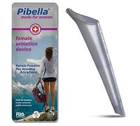 PIBELLA Travel Female Urination Device + Portable Urinals for Women, Camping Hiking, Outdoor Activities & More (Reusable), Pearl