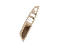 Pibid Car Inner Handle LHD RHD Interior Door Pull Handle Armrest Panel Trim Without Mirror Folding Button for F10 for F11 for 5 Series 2010-2017(RHD Beige)