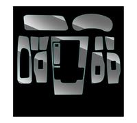 Pibid Car Navigation Film For Axela 2019-2022 TPU Protective Film Car Door Center Console Gear Navigation Full Set Interior Film(19-22 Full Set)