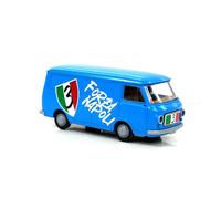 Brekina Pibk238Napoli Fiat 238 Blue Celebratory 3rd Scudetto Scale H0 1:87