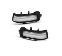 PIBMKVKHIK Door Mirror Indicator For Tocama For Ractis CP100 For Boon Luminas M500 2008-2012 2Pcs Dynamic Side Mirror Lights Turn Singal Lamps(Silver)