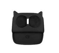 PIBMKVKHIK For GWM ORA 03/Ora Funky Cat 2023-2025 Car Central Console Water Cup Holder Silicone Pad Dirt Resistant Anti Slip Mat Armrest Organiser Tray(Black - 1 pcs)