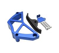 PIBMKVKHIK Motorcycle chain guard For 890 Duke Adventure R/S 2021-2023 Motorcycle Front Sprocket Chain Cover Guard Sensor Protective Accessories(Blue Set)