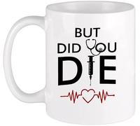 PIBONTO 11oz Coffee Milk Tea Mug Cup But Did You DieSarcasm Sarcastic Inspirational Birthday Gifts for him her Friends Coworkers dad mom Son Daughter