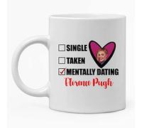 PIBONTO Funny Mentally Dating with Florence Pugh Mug 11oz