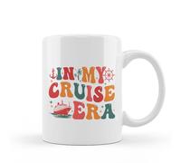 PIBONTO Groovy in My Cruise Era Mug - Cruise Gifts for Women, Gifts for Cruise Lovers Travelers, Cruise Trip Gifts, Cruise Crew Gifts, Coffee Mugs 11 oz White
