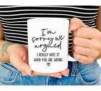 PIBONTO I'm Sorry Snarky Coffee Mug | Apology Mug | Gift for Husband | Gift for Wife | Father's Day Gift | Gift for Girlfriend