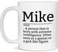 PIBONTO Mike Definition Mug, Mike Coffee Mug, Gift for Mike, 11oz Cup