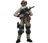 PIBONUS JoyToy 1:18 Scale U.S.Army Delta Assault Squad Machine Gunner Action Figure 10.7cm Height Soldier Anime Figure Collection Military Toys