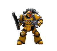 PIBONUS JOYTOY Warhammer 40k Imperial Fists Legion MkIII Despoiler Squad Sergeant with Plasma Pistol 4.8 inch Collectible Model Gifts