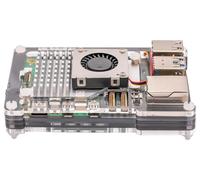 Pibow Coupe 5 Case for Raspberry Pi 5, Ninja Black - PIM677