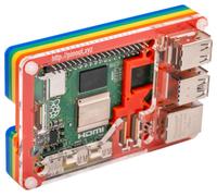 Pibow Coupe 5 Case for Raspberry Pi 5, Rainbow - PIM678
