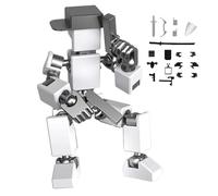 Pibumuse Printed Action Figure, Versatile Unique Movable Robot Action Figure,Changeable Printed Toys, Stop Motion Figures For Friends, Kids, Painting -Collections, Photography Props