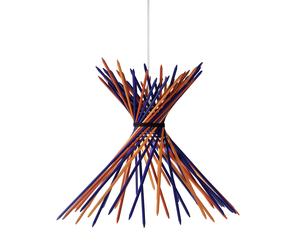Pic-A-Stic Pendant Light Blue-Luminescent Orange Ingo Maurer - 1371000