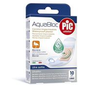 Pic Aquabloc Cerotto Impermeabile Misura Grande 25x72mm, 10 Cerotti