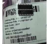 PIC16F1827-I/P DIP Microcontroller - 10 PCS - High-Performance 8-Bit MCU for Embedded Systems