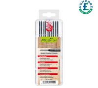Pica 4050-SB Dry Hangable Graphite H Refill Set For Joiners 10 piece