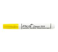 Pica 524/44 - Yellow Pica Classic Industry Paint Marker with Round Tip