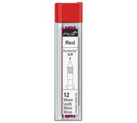 Pica 7031 Refills Fine Dry Replacement Leads Red 12 Pieces