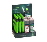 Pica Big Dry Construction Marker Pencil Display with 12 markers & 12 refills